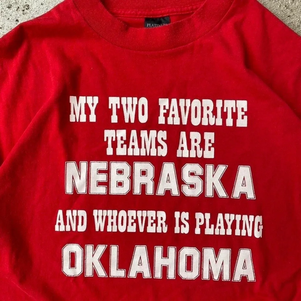 Vintage 90s Nebraska Cornhuskers College Football NCAA Shirt Size XXL